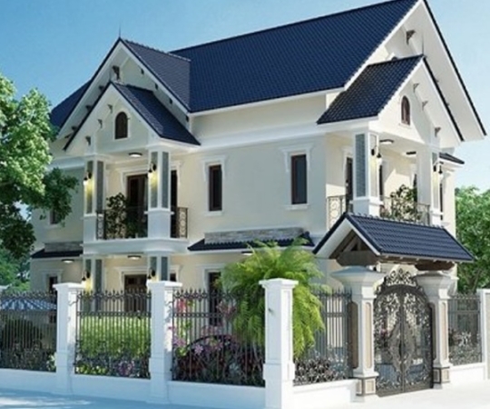 Mẫu thiết kế biệt thự hiện đại 3 tầng – 02