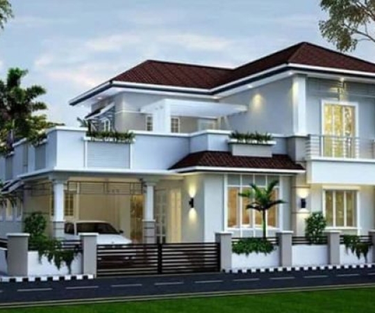 Mẫu thiết kế biệt thự tân cổ điển 3 tầng – 07