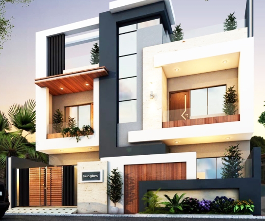 Mẫu thiết kế nhà phố 4 tầng 2 mặt tiền – 49