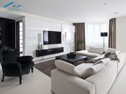 MÀU TRẮNG TRONG NỘI, NGOẠI THẤT - MÀU TRẮNG CỦA SỰ HIỆN ĐẠI